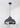 From The Anvil's Smooth Nickel Smooth Nickel Harborne Pendant; #colour_slate