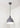 From The Anvil's Accent White Gloss Brindley Pendant; #colour_bluff