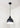 From The Anvil's Accent White Gloss Brindley Pendant; #colour_elan-black