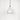 From The Anvil's Accent White Gloss Brindley Pendant; #colour_flock