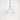 From The Anvil's Accent White Gloss Brindley Pendant; #colour_flock
