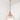 From The Anvil's Accent White Gloss Brindley Pendant; #colour_bare