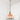 From The Anvil's Accent White Gloss Brindley Pendant; #colour_bare