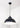 From The Anvil's Accent White Gloss Harborne Pendant; #colour_elan-black