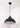 From The Anvil's Accent White Gloss Harborne Pendant; #colour_elan-black