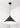 From The Anvil's Accent White Gloss Hockley Pendant; #colour_elan-black