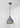 From The Anvil's Hammered Nickel Hammered Nickel Brindley Pendant; #colour_bluff