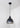 From The Anvil's Hammered Nickel Hammered Nickel Brindley Pendant; #colour_elan-black