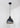 From The Anvil's Hammered Nickel Hammered Nickel Brindley Pendant; #colour_elan-black