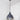 From The Anvil's Hammered Nickel Hammered Nickel Brindley Pendant; #colour_slate