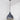 From The Anvil's Hammered Nickel Hammered Nickel Brindley Pendant; #colour_slate