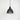 From The Anvil's Hammered Nickel Hammered Nickel Brindley Pendant; #colour_soot