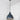 From The Anvil's Hammered Nickel Hammered Nickel Brindley Pendant; #colour_soot