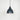 From The Anvil's Hammered Nickel Hammered Nickel Brindley Pendant; #colour_soot