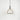 From The Anvil's Hammered Nickel Hammered Nickel Brindley Pendant; #colour_bare