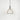 From The Anvil's Hammered Nickel Hammered Nickel Brindley Pendant; #colour_bare