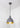 From The Anvil's Hammered Brass Hammered Brass Brindley Pendant; #colour_bluff