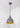From The Anvil's Hammered Brass Hammered Brass Brindley Pendant; #colour_bluff
