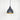 From The Anvil's Hammered Brass Hammered Brass Brindley Pendant; #colour_slate