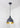 From The Anvil's Hammered Brass Hammered Brass Brindley Pendant; #colour_slate
