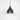 From The Anvil's Hammered Brass Hammered Brass Brindley Pendant; #colour_soot