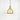 From The Anvil's Hammered Brass Hammered Brass Brindley Pendant; #colour_bare