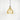 From The Anvil's Hammered Brass Hammered Brass Brindley Pendant; #colour_bare