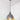 From The Anvil's Smooth Brass Smooth Brass Brindley Pendant; #colour_bluff