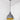 From The Anvil's Smooth Brass Smooth Brass Brindley Pendant; #colour_bluff