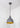 From The Anvil's Smooth Brass Smooth Brass Brindley Pendant; #colour_bluff