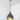 From The Anvil's Smooth Brass Smooth Brass Brindley Pendant; #colour_slate