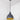 From The Anvil's Smooth Brass Smooth Brass Brindley Pendant; #colour_slate