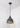 From The Anvil's Smooth Brass Smooth Brass Brindley Pendant; #colour_slate