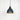 From The Anvil's Smooth Brass Smooth Brass Brindley Pendant; #colour_soot