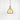 From The Anvil's Smooth Brass Smooth Brass Brindley Pendant; #colour_bare