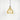 From The Anvil's Smooth Brass Smooth Brass Brindley Pendant; #colour_bare