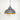 From The Anvil's Hammered Brass Hammered Brass Harborne Pendant; #colour_bluff