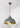 From The Anvil's Hammered Brass Hammered Brass Harborne Pendant; #colour_bluff