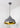 From The Anvil's Hammered Brass Hammered Brass Harborne Pendant; #colour_bluff