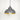 From The Anvil's Hammered Brass Hammered Brass Harborne Pendant; #colour_bluff