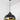 From The Anvil's Hammered Brass Hammered Brass Harborne Pendant; #colour_elan-black
