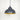 From The Anvil's Hammered Brass Hammered Brass Harborne Pendant; #colour_slate
