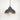 From The Anvil's Hammered Brass Hammered Brass Harborne Pendant; #colour_slate