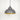 From The Anvil's Smooth Brass Smooth Brass Harborne Pendant; #colour_bluff