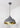 From The Anvil's Smooth Brass Smooth Brass Harborne Pendant; #colour_bluff