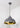 From The Anvil's Smooth Brass Smooth Brass Harborne Pendant; #colour_bluff