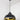 From The Anvil's Smooth Brass Smooth Brass Harborne Pendant; #colour_elan-black