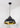 From The Anvil's Smooth Brass Smooth Brass Harborne Pendant; #colour_elan-black
