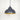 From The Anvil's Smooth Brass Smooth Brass Harborne Pendant; #colour_slate