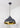 From The Anvil's Smooth Brass Smooth Brass Harborne Pendant; #colour_slate